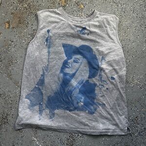 Custom Beyoncé Cowboy Carter solar print tank, one of a kind fan art